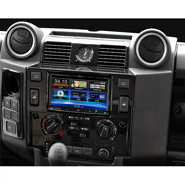 2-DIN Paneel Land Rover Defender 2007- Piano Black 2-DIN Paneel Land Rover Defender 2007- Piano Black