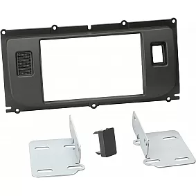 2-DIN Paneel Land Rover Evoque zonder PDC button 2012-2019 Kleur: Antraciet 2-DIN Paneel Land Rover Evoque zonder PDC button 2012-2019 Kleur: Antraciet