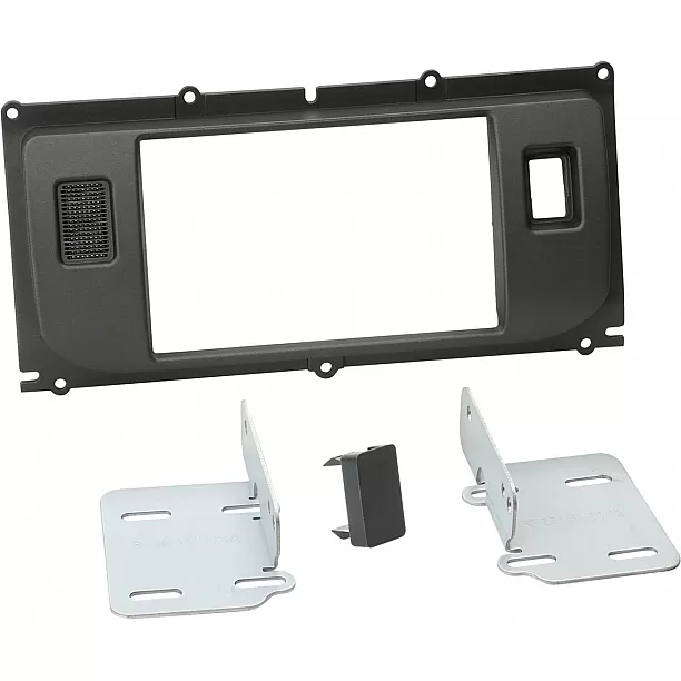 2-DIN Paneel Land Rover Evoque zonder PDC button 2012-2019 Kleur: Antraciet 2-DIN Paneel Land Rover Evoque zonder PDC button 2012-2019 Kleur: Antraciet