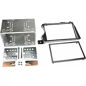 2-DIN Paneel SsangYong Actyon (CJ) 2006->  Kleur: Zwart