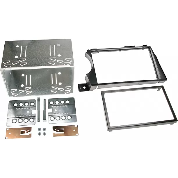 2-DIN Paneel SsangYong Actyon (CJ) 2006->  Kleur: Zwart