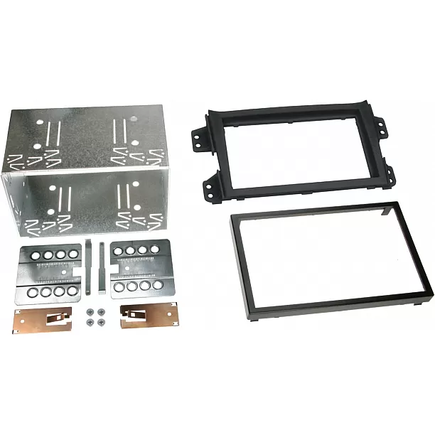 2-DIN Paneel Suzuki Splash (1.0)- Opel Agila (FXB22/FXB32) 2008-2014- Kleur: zwart