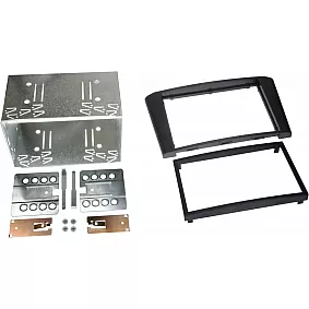2-DIN Paneel Toyota Avensis (T25) 2003-2009 Kleur: Zwart
