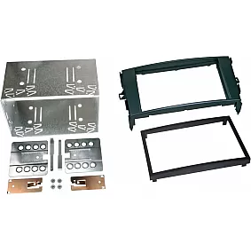 2-DIN Paneel Toyota Auris (E150) Toyota Verso (AR2) >2013 - Kleur: Zwart