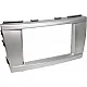 2-DIN Paneel Toyota Camry (XV4) 2006-2011 Kleur: Zilver 2-DIN Paneel Toyota Camry (XV4) 2006-2011 Kleur: Zilver