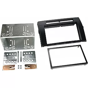 2-DIN Paneel Toyota Corolla Verso (R1) 2004-2009 - Kleur: zwart