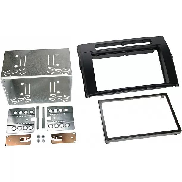 2-DIN Paneel Toyota Corolla Verso (R1) 2004-2009 - Kleur: zwart 2-DIN Paneel Toyota Corolla Verso (R1) 2004-2009 - Kleur: zwart