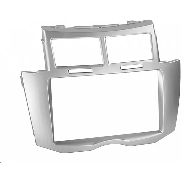 2-DIN Paneel Toyota Yaris 2006-2011 - Kleur: Zilver 2-DIN Paneel Toyota Yaris 2006-2011 - Kleur: Zilver