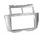 2-DIN Paneel Toyota Yaris 2006-2011 - Kleur: Zilver 2-DIN Paneel Toyota Yaris 2006-2011 - Kleur: Zilver