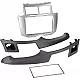 2-DIN Paneel Toyota Yaris 2006-2011 - Kleur: Zilver 2-DIN Paneel Toyota Yaris 2006-2011 - Kleur: Zilver