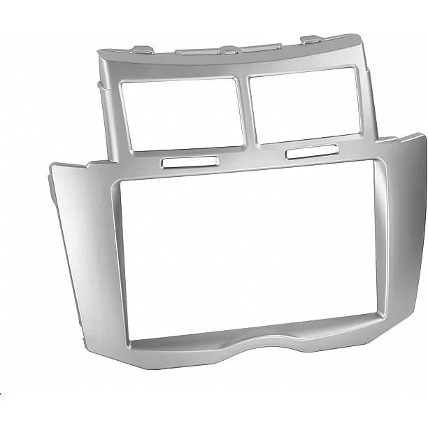 2-DIN Paneel Toyota Yaris 2006-2011 - Kleur: Zilver 2-DIN Paneel Toyota Yaris 2006-2011 - Kleur: Zilver