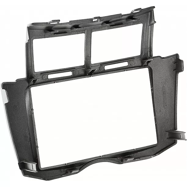 2-DIN Paneel Toyota Yaris 2006-2011 - Kleur: Zilver 2-DIN Paneel Toyota Yaris 2006-2011 - Kleur: Zilver