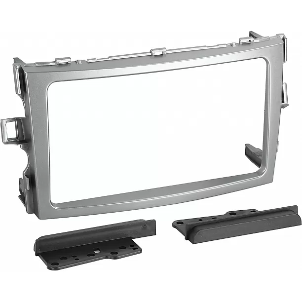 2-DIN Paneel Toyota Verso 2009-2018 Kleur: Zilver 2-DIN Paneel Toyota Verso 2009-2018 Kleur: Zilver