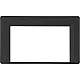 2-DIN Paneel Toyota Aygo X 2022-2024 - Kleur: Matt zwart 2-DIN Paneel Toyota Aygo X 2022-2024 - Kleur: Matt zwart