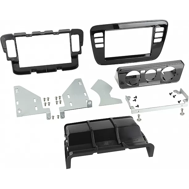 2-DIN Paneel Volkswagen up! / Seat Mii / Skoda Citigo 2011-2016 Kleur: Piano zwart 2-DIN Paneel Volkswagen up! / Seat Mii / Skoda Citigo 2011-2016 Kleur: Piano zwart
