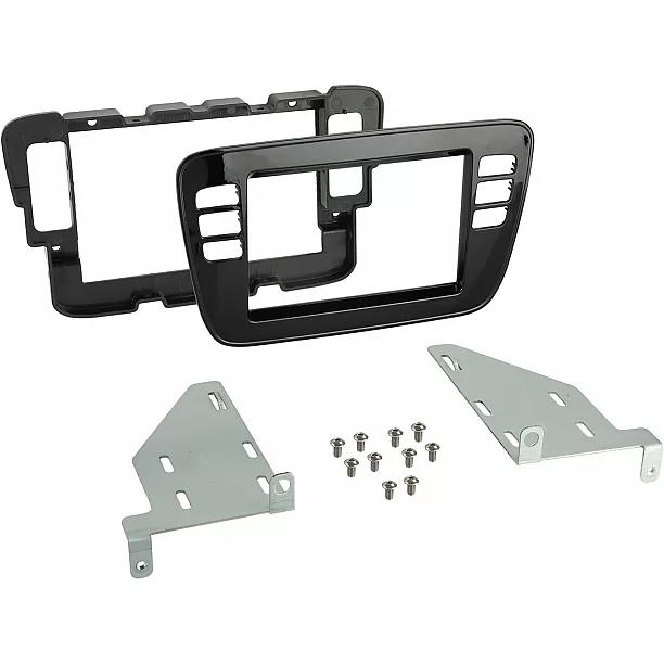2-DIN Paneel Volkswagen up! / Seat Mii / Skoda Citigo 2011-2016 Kleur: Piano zwart 2-DIN Paneel Volkswagen up! / Seat Mii / Skoda Citigo 2011-2016 Kleur: Piano zwart