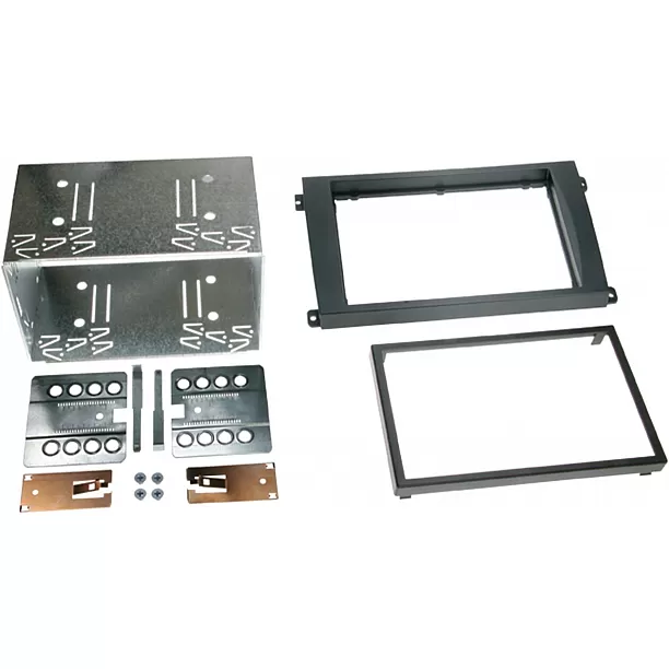 2-DIN Paneel Porsche Cayenne (9PA/955) 2002-2010 - Kleur: zwart 2-DIN Paneel Porsche Cayenne (9PA/955) 2002-2010 - Kleur: zwart