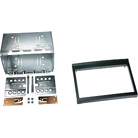 2-DIN Paneel Porsche 911(996)/ Porsche Boxter (986) - Kleur: zwart