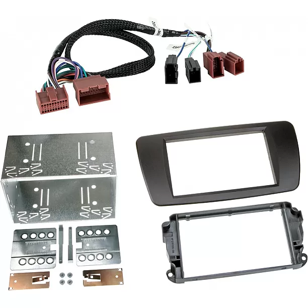 2-DIN Paneel Seat Ibiza 2014-2017 Kleur: Mat Zwart 2-DIN Paneel Seat Ibiza 2014-2017 Kleur: Mat Zwart