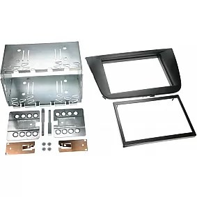 2-DIN Paneel Seat Altea (5P/5PN)  Altea XL (5P/5PN)  Toledo (5P/5PN)  Kleur: Zwart