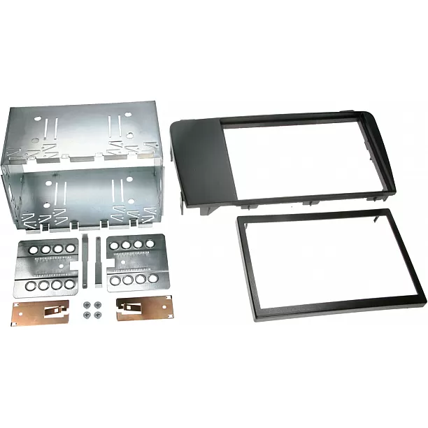 2-DIN Paneel Volvo S60/V60 I (R) Volvo S70/V70 II (S) Volvo XC70 II (S)  Kleur: Zwart