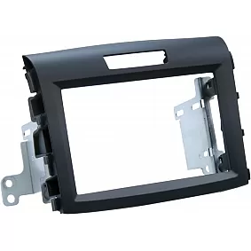 2-DIN Paneel Honda CR-V 2012-2015 Kleur: Rubbertouch Zwart