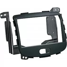 2-DIN Paneel Hyundai I10 (PA) 2008-2013 - Kleur: Rubbertouch zwart