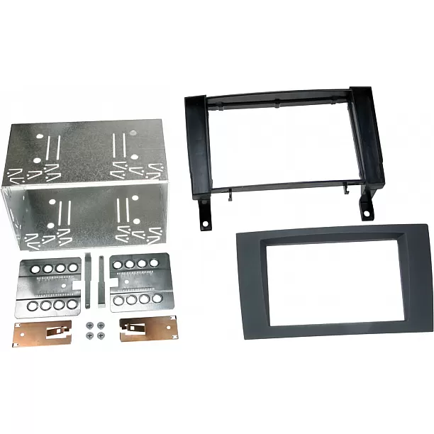 2-DIN Paneel Mercedes Benz SLK-Klasse R171 2004-2011 Kleur: Rubbertouch Zwart 2-DIN Paneel Mercedes Benz SLK-Klasse R171 2004-2011 Kleur: Rubbertouch Zwart