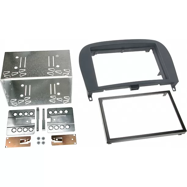 2-DIN Paneel Mercedes Benz SL-Klasse(R230) 2001-2011 Kleur: Rubbertouch Zwart 2-DIN Paneel Mercedes Benz SL-Klasse(R230) 2001-2011 Kleur: Rubbertouch Zwart