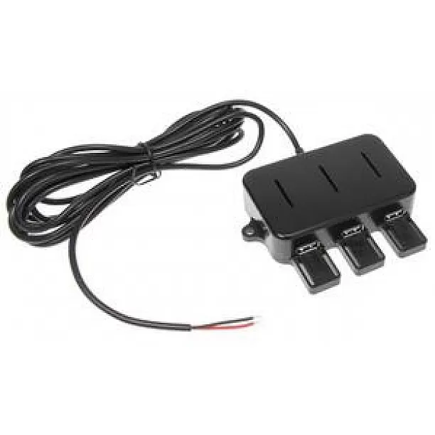 Brodit USB Lader input 12V output 3x 2.1A Brodit USB Lader input 12V output 3x 2.1A
