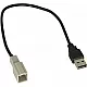 USB / AUX replacement plate Diverse modellen Toyota - Subaru