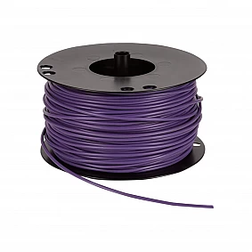 Voedingskabel haspel 0.75 mm² paars 100 Meter