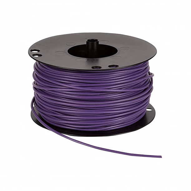 Voedingskabel haspel 1.50 mm² paars 100 Meter