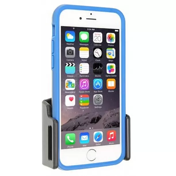 Brodit houder - Apple iPhone 5 / 12 Mini / 13 Mini / SE verstelbare houder met swivelmount. Met hoes
