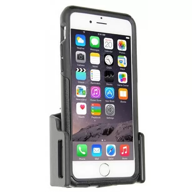 Brodit houder - Apple iPhone 5 / 12 Mini / 13 Mini / SE verstelbare houder met swivelmount. Met hoes