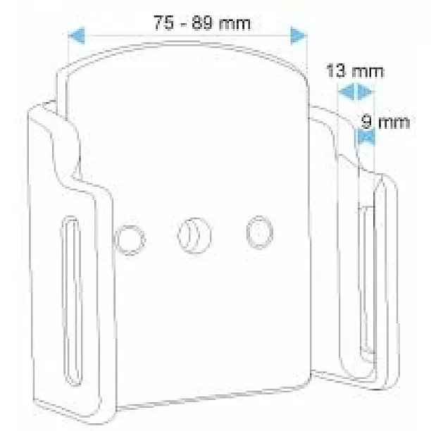 Brodit houder - Apple iPhone  6/ 6S/ 7 /8/ X/Xs/Xs Max /SE /XR Passieve verstelbare houder