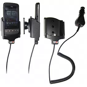 Brodit houder - HTC Touch 2 Actieve houder met 12/24V lader. Let op: Uitlopend artikel, Kan niet retour!