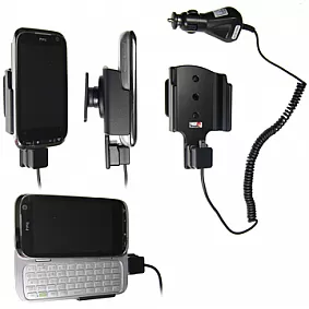 Brodit houder - HTC Touch Pro 2 Actieve houder met 12/24V lader. Let op: Uitlopend artikel, Kan niet retour!