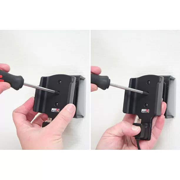 Brodit houder - HTC Touch Pro 2 Actieve houder met 12/24V lader. Let op: Uitlopend artikel, Kan niet retour!
