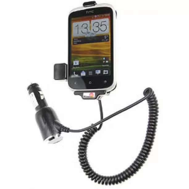 Brodit houder - HTC Desire C Actieve houder met 12/24V lader. Let op: Uitlopend artikel, Kan niet retour!