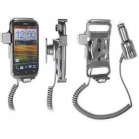 Brodit houder - HTC Desire X Actieve houder met 12/24V lader. Let op: Uitlopend artikel, Kan niet retour!