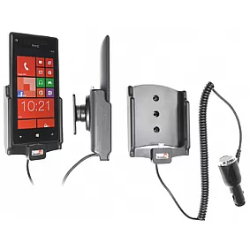 Brodit houder - HTC 8X Actieve houder met 12/24V lader. Let op: Uitlopend artikel, Kan niet retour!