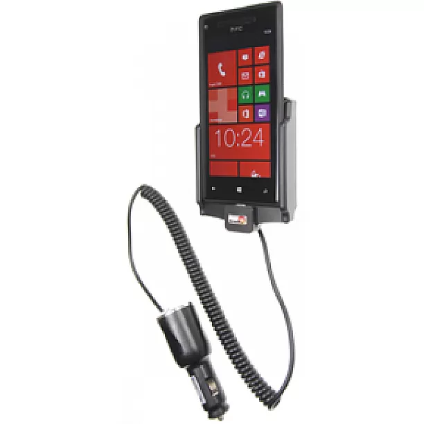 Brodit houder - HTC 8X Actieve houder met 12/24V lader. Let op: Uitlopend artikel, Kan niet retour!