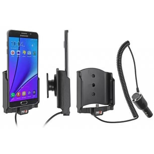 Brodit houder - Samsung Galaxy Note 5 Actieve houder met 12/24V Brodit houder - Samsung Galaxy Note 5 Actieve houder met 12/24V