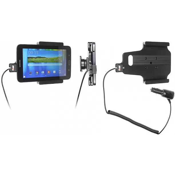 Samsung Galaxy Tab 3 Lite Actieve houder met 12/24V lader Samsung Galaxy Tab 3 Lite Actieve houder met 12/24V lader