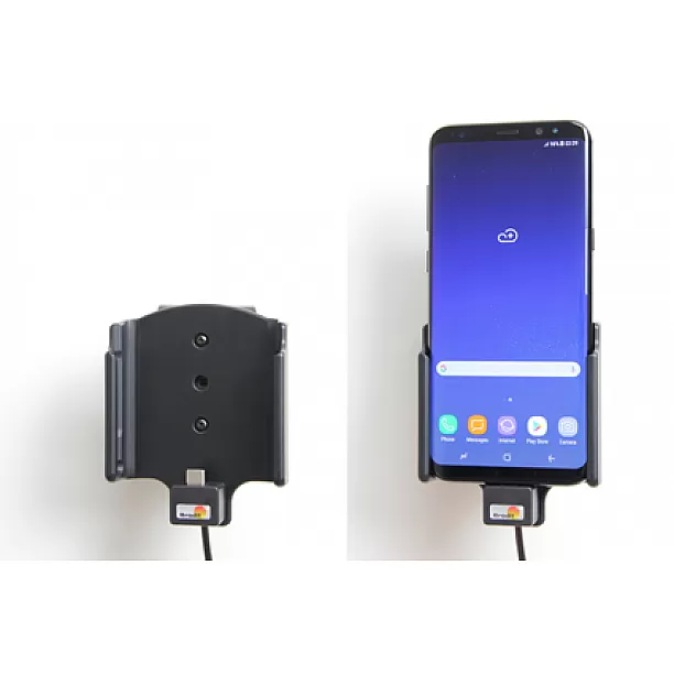 Brodit houder - Samsung Galaxy S8 Plus Actieve houder met 12/24V lader Brodit houder - Samsung Galaxy S8 Plus Actieve houder met 12/24V lader