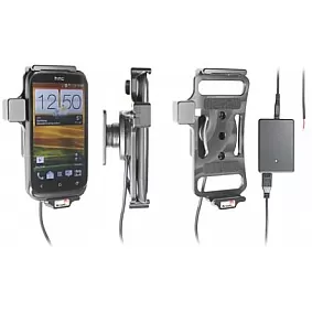 Brodit houder - HTC Desire X Actieve houder met vaste voeding. Let op: Uitlopend artikel, Kan niet retour!