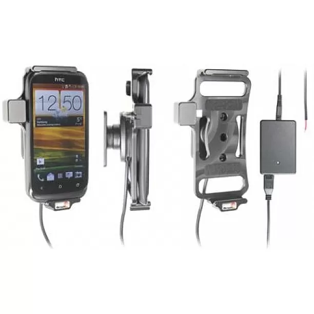 Brodit houder - HTC Desire X Actieve houder met vaste voeding. Let op: Uitlopend artikel, Kan niet retour!