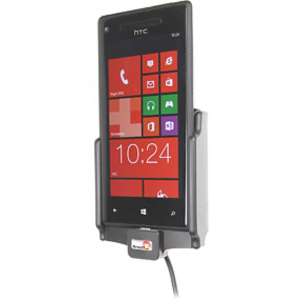 Brodit houder - HTC 8X Actieve houder met vaste voeding. Let op: Uitlopend artikel, Kan niet retour!