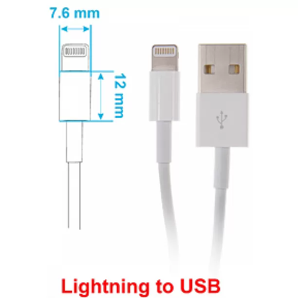 Brodit houder - Apple iPhone 5 / SE Passieve houder. Originele lightning kabel met Belkin USB 12/24V plug